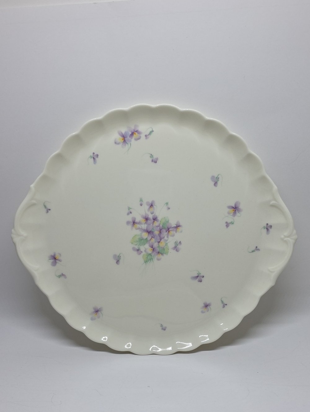 New Mikasa Bone China Platter Lila B2006 Narumi Japan+q2a